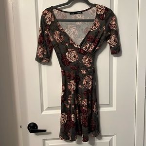 Floral mini dress